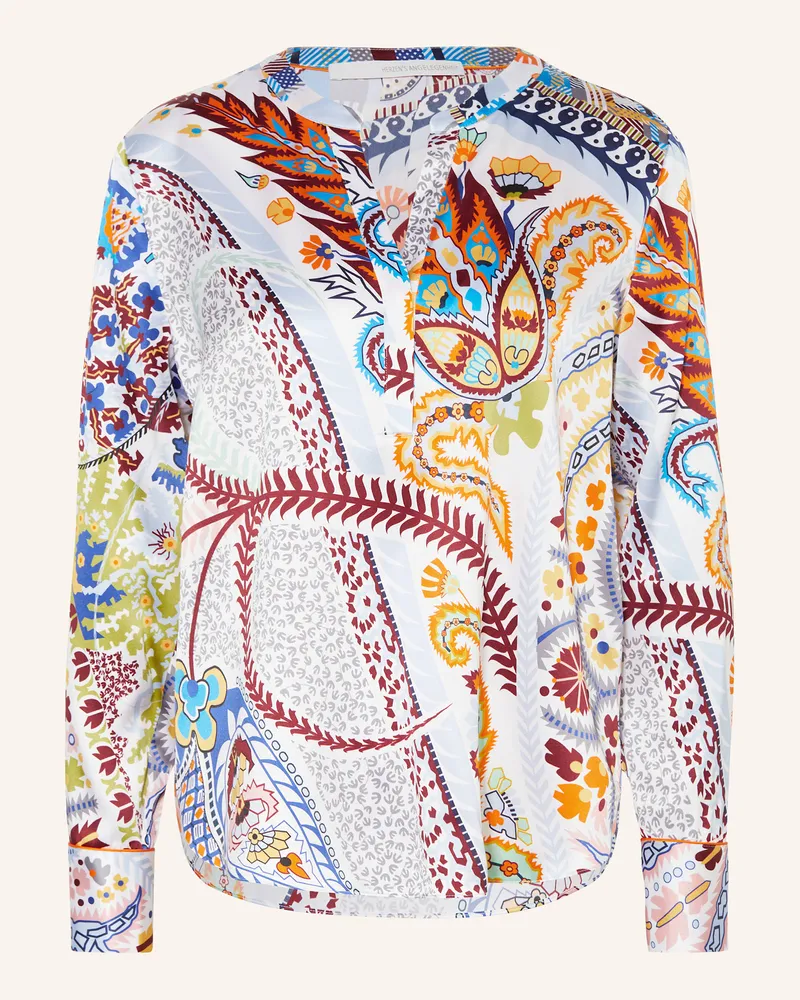 Herzen's Angelegenheit Blusenshirt aus Seide Weiss