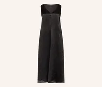 Satinkleid Cima schwarz