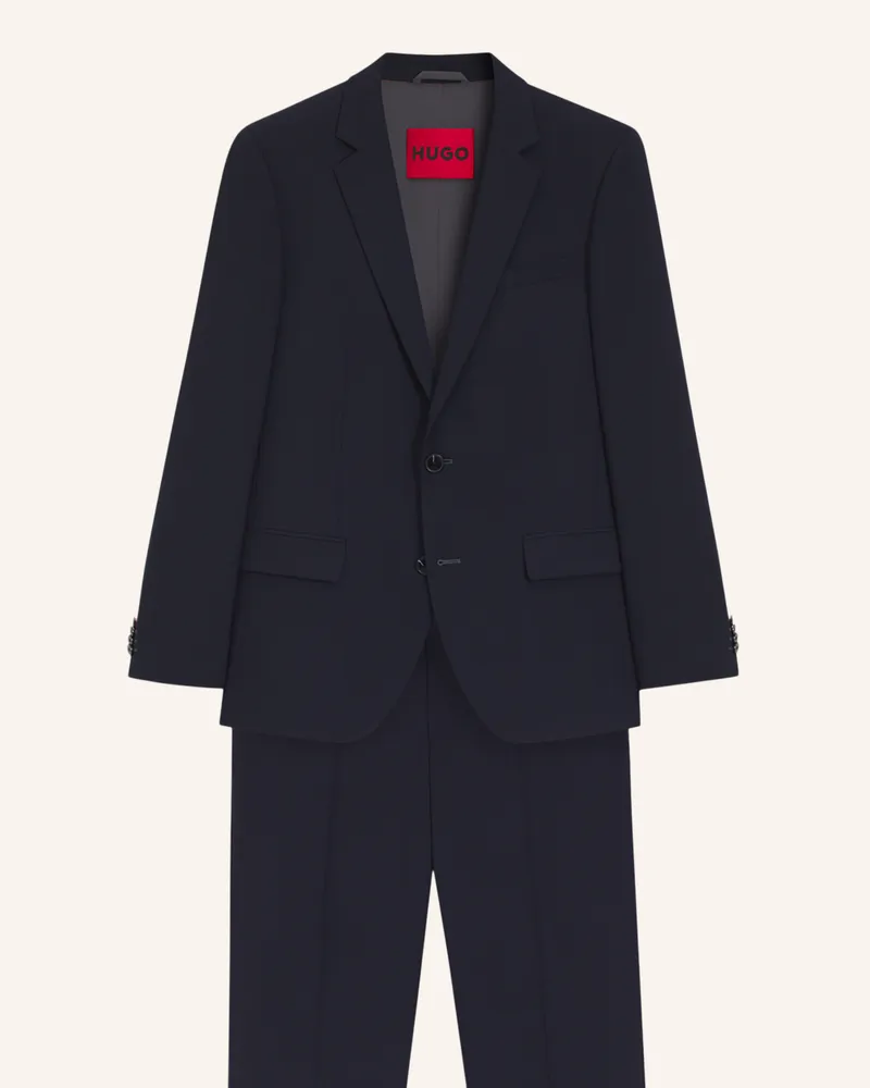 HUGO BOSS Business Anzug HENRY/GETLIN232X Slim Fit Dunkelblau