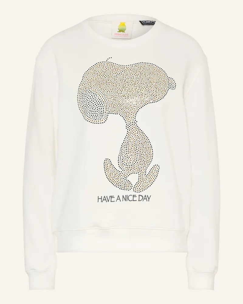 Princess goes Hollywood Sweatshirt Mit Schmucksteinen weiss Weiss