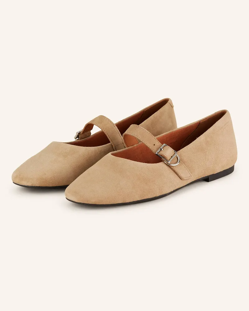 Vagabond Mary-Jane-Ballerinas Jolin beige Camel