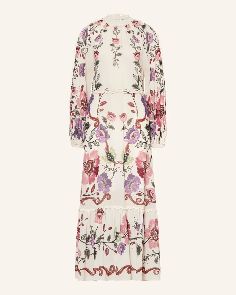 FARM Rio Kleid ROCOCO mit Rüschen Weiss