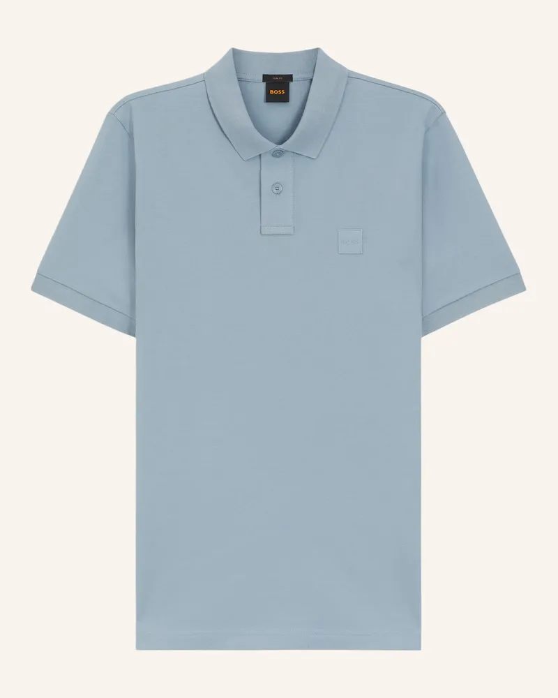 HUGO BOSS Jersey-Poloshirt Passenger blau Hellblau