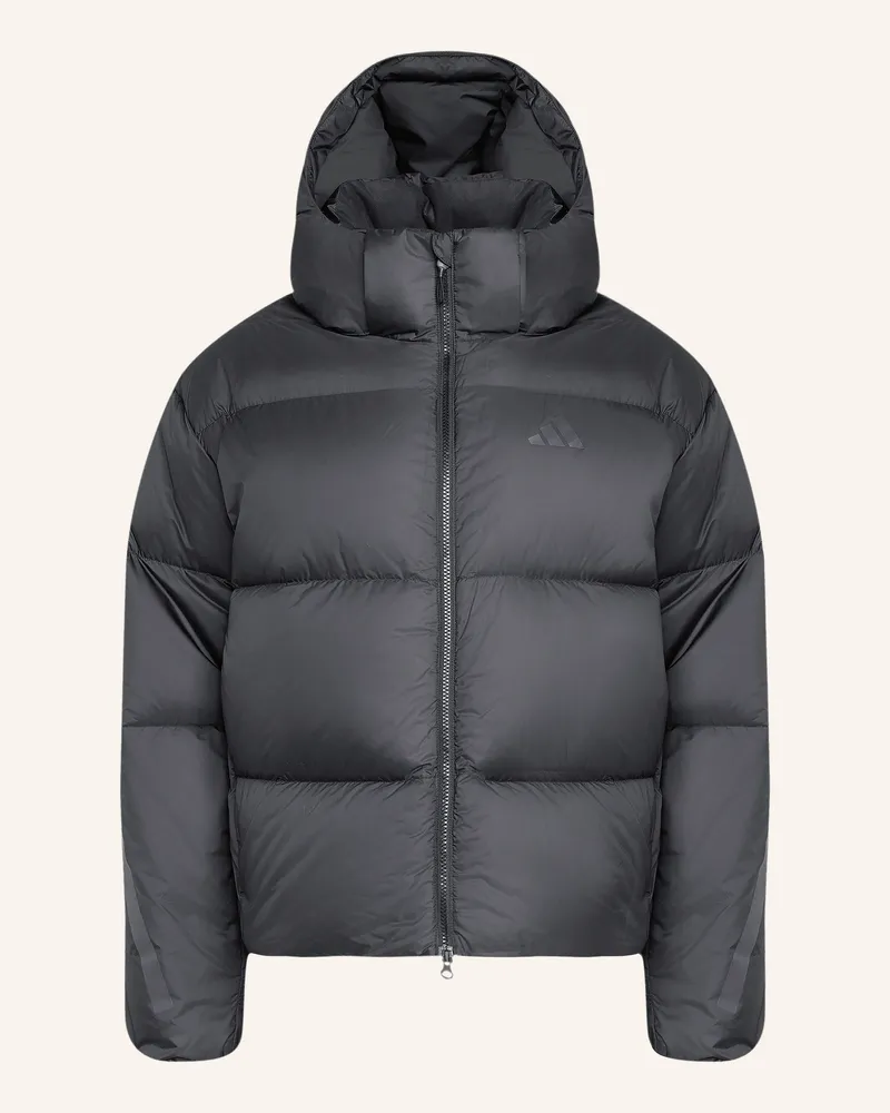 adidas Daunenjacke Z.N.E. Mit Abnehmbarer Kapuze schwarz Schwarz