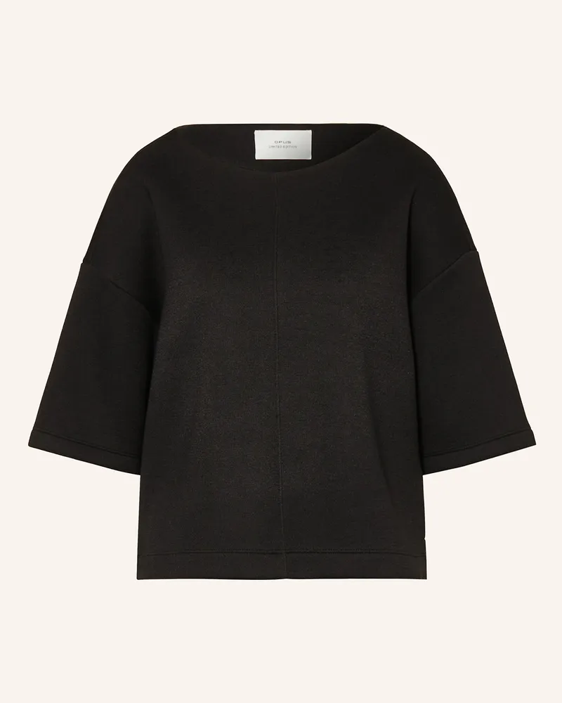 OPUS Sweatshirt Ginama schwarz Schwarz