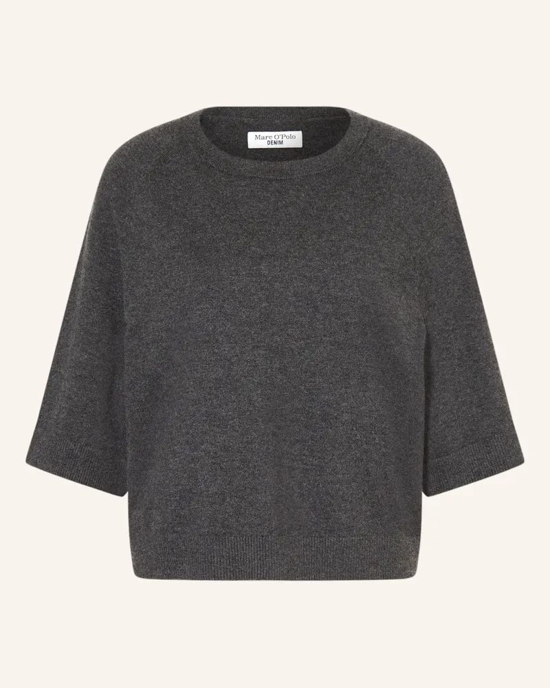 Marc O'Polo Pullover Mit 3/4-Arm grau Dunkelgrau