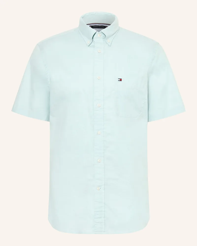 Tommy Hilfiger Kurzarm-Hemd Regular Fit gruen Mint