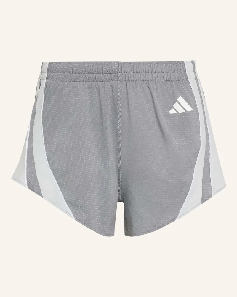 adidas Adizero Archive Laufshorts grau Grau