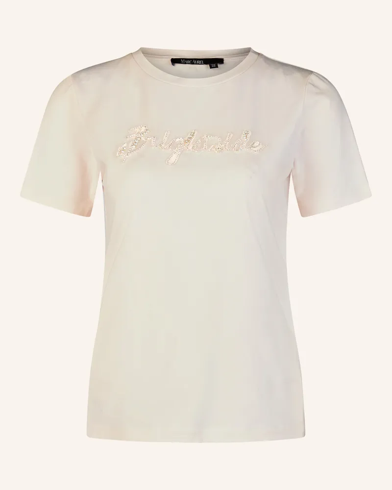 MARC AUREL T-Shirt Mit Schmucksteinen rosa Rosa