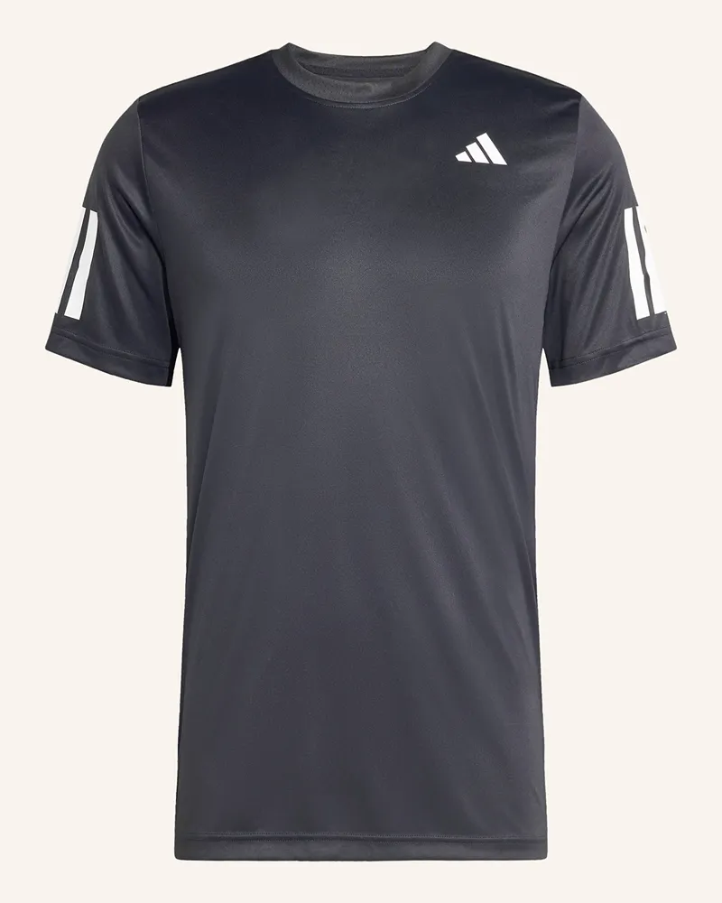 adidas T-Shirt CLUB TENNIS CLIMACOOL 3-STRIPES Schwarz