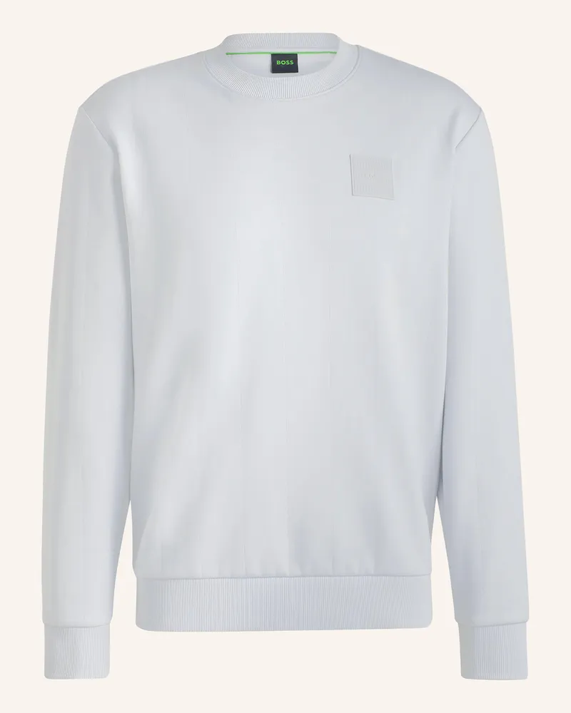 HUGO BOSS Sweatshirt SALBO Hellgrau