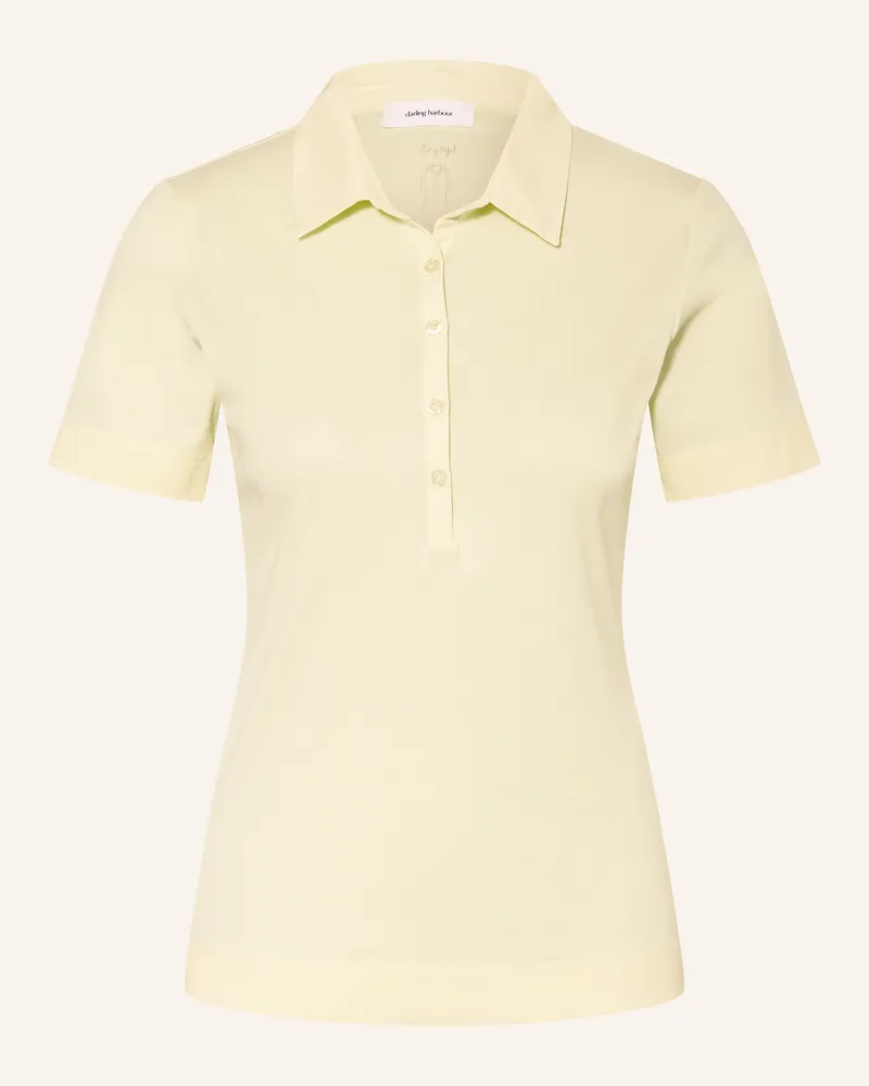 Darling Harbour Jersey-Poloshirt gelb Vanilla