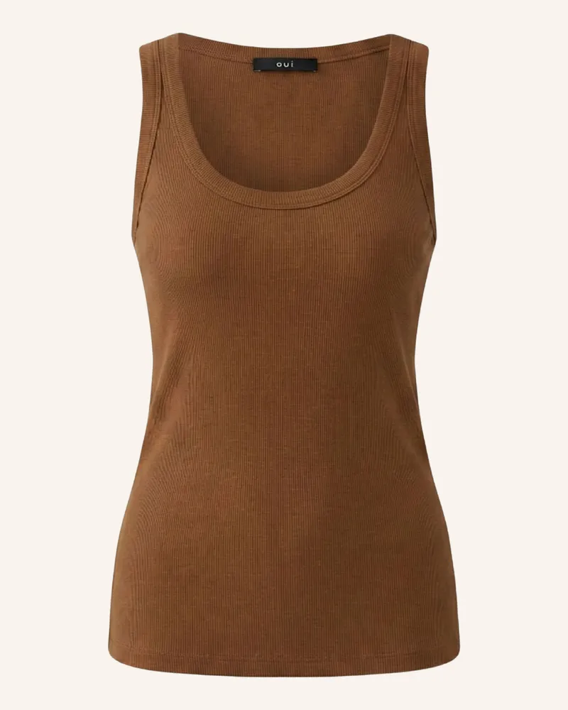 Oui  Top braun Braun