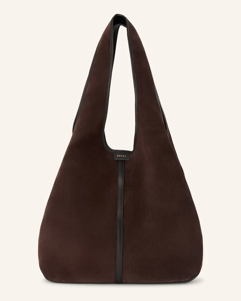 Soeur Schultertasche Douce braun Dunkelbraun
