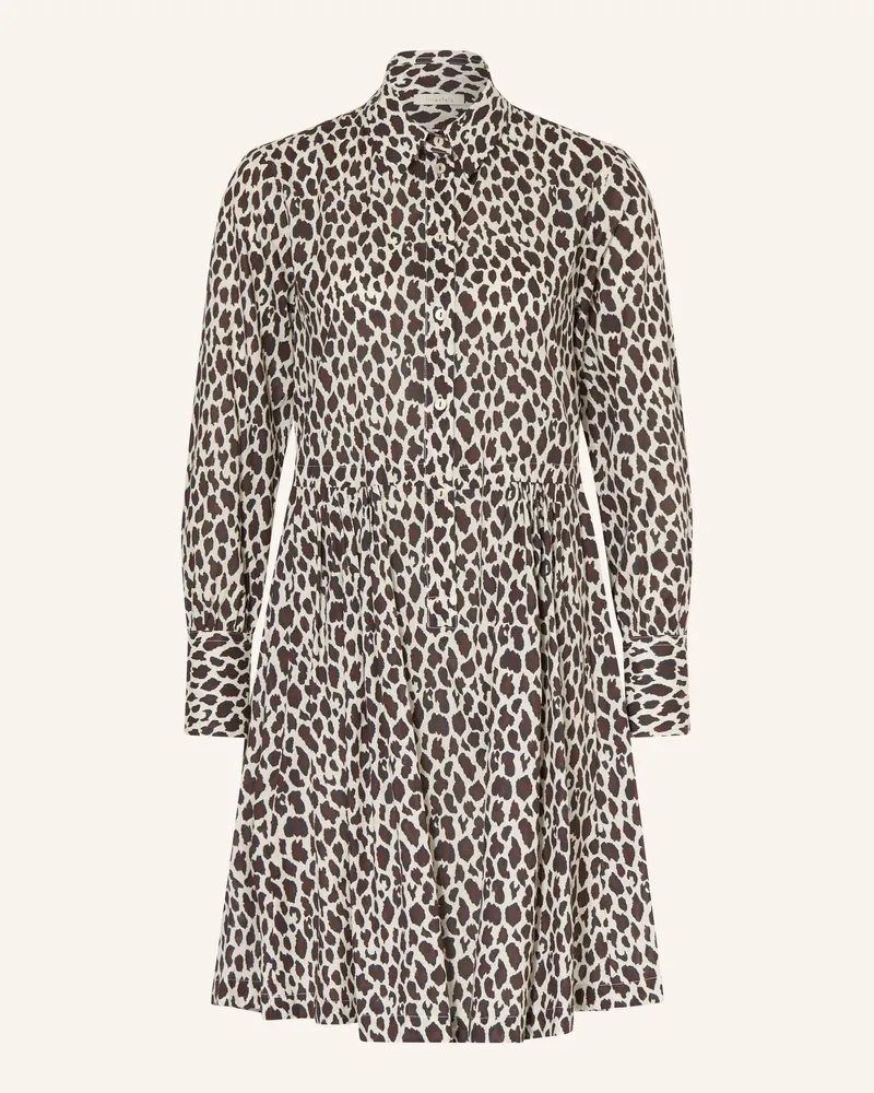 lilienfels Hemdblusenkleid braun Dunkelbraun