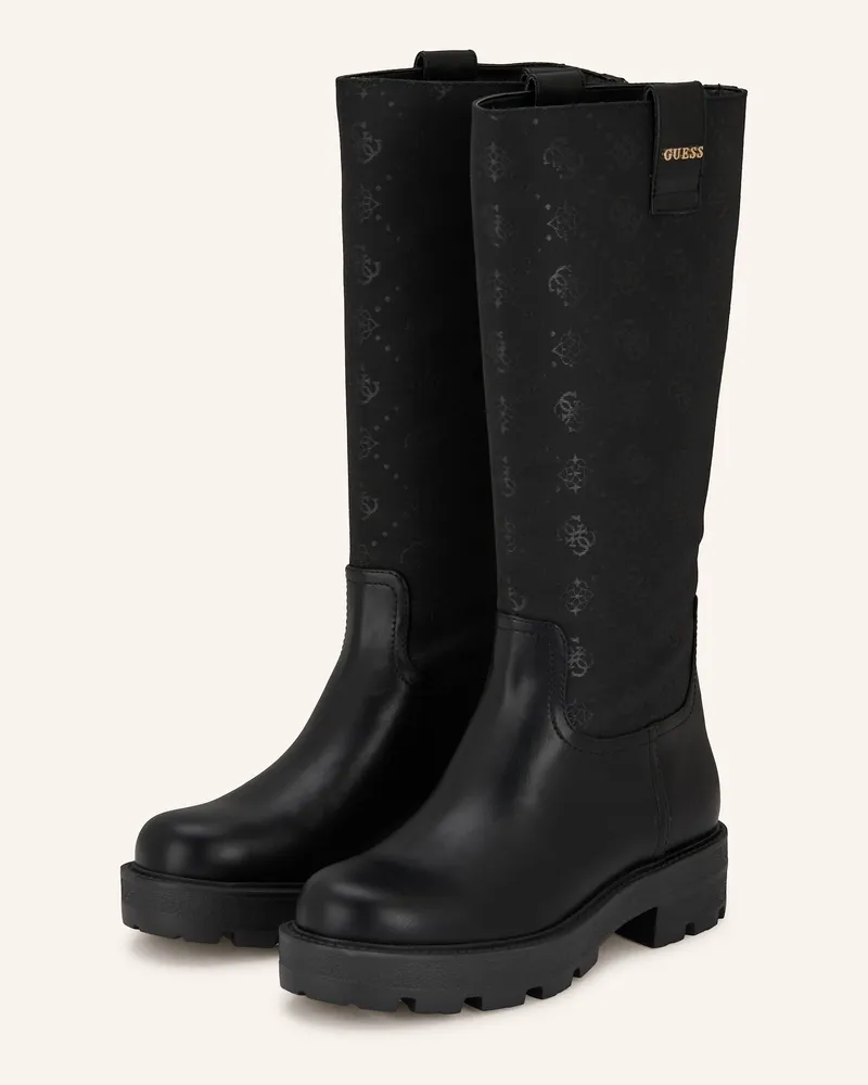 Guess Plateau-Stiefel YANNIS Schwarz