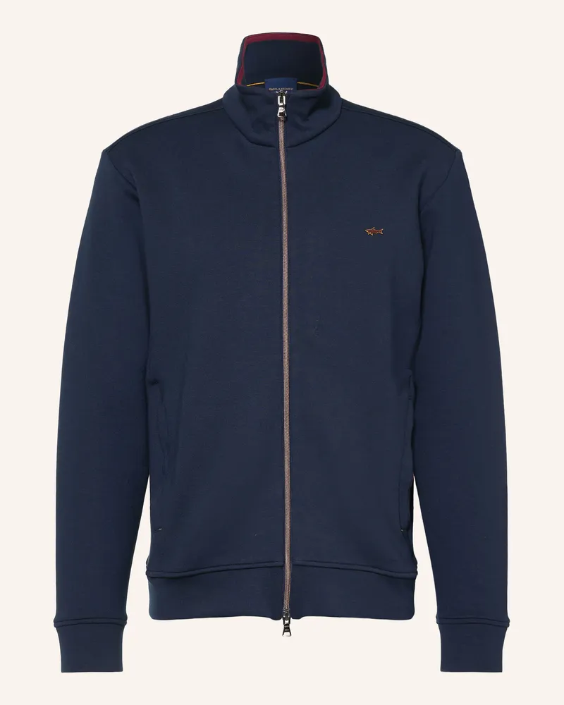 Paul & Shark Sweatjacke blau Dunkelblau