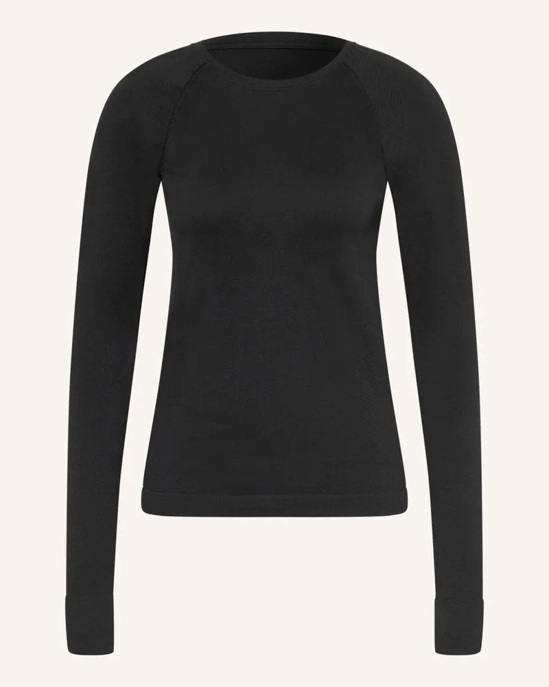 Sweaty Betty Longsleeve Athlete schwarz Schwarz
