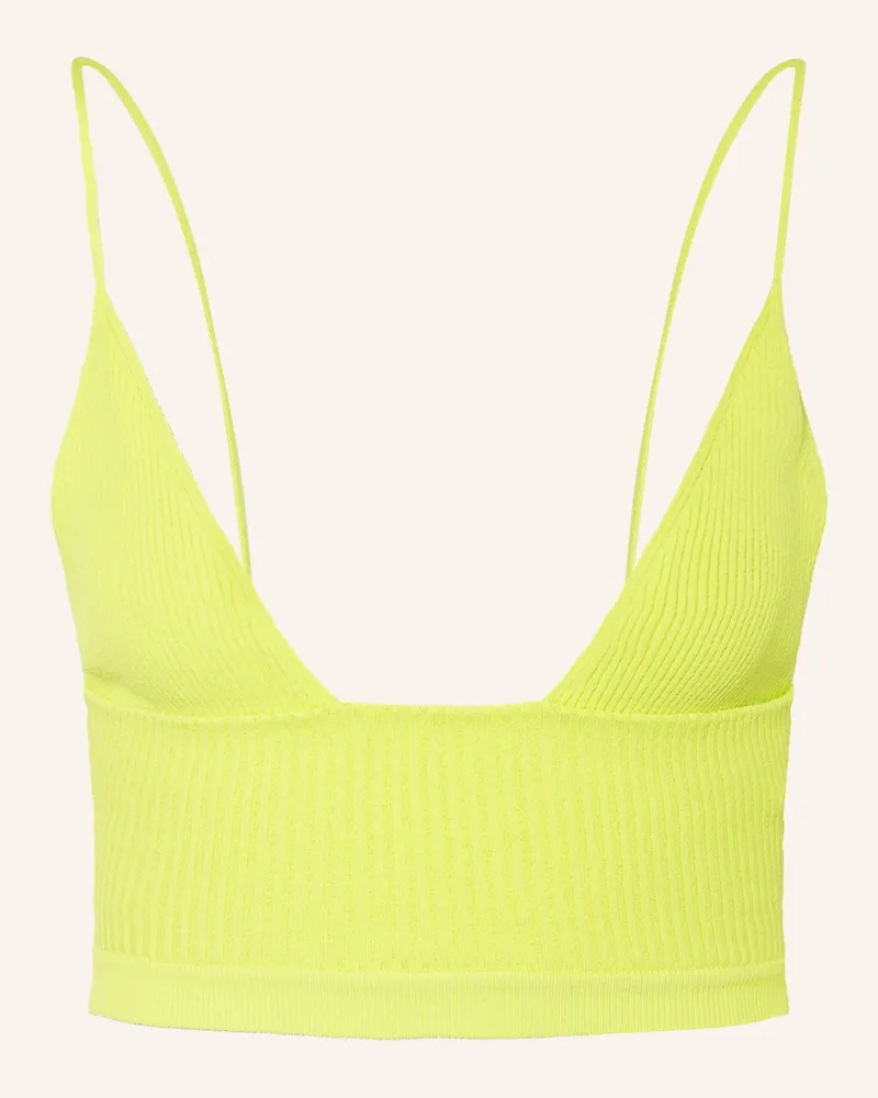 Dsquared2 Cropped-Stricktop gruen Hellgrün