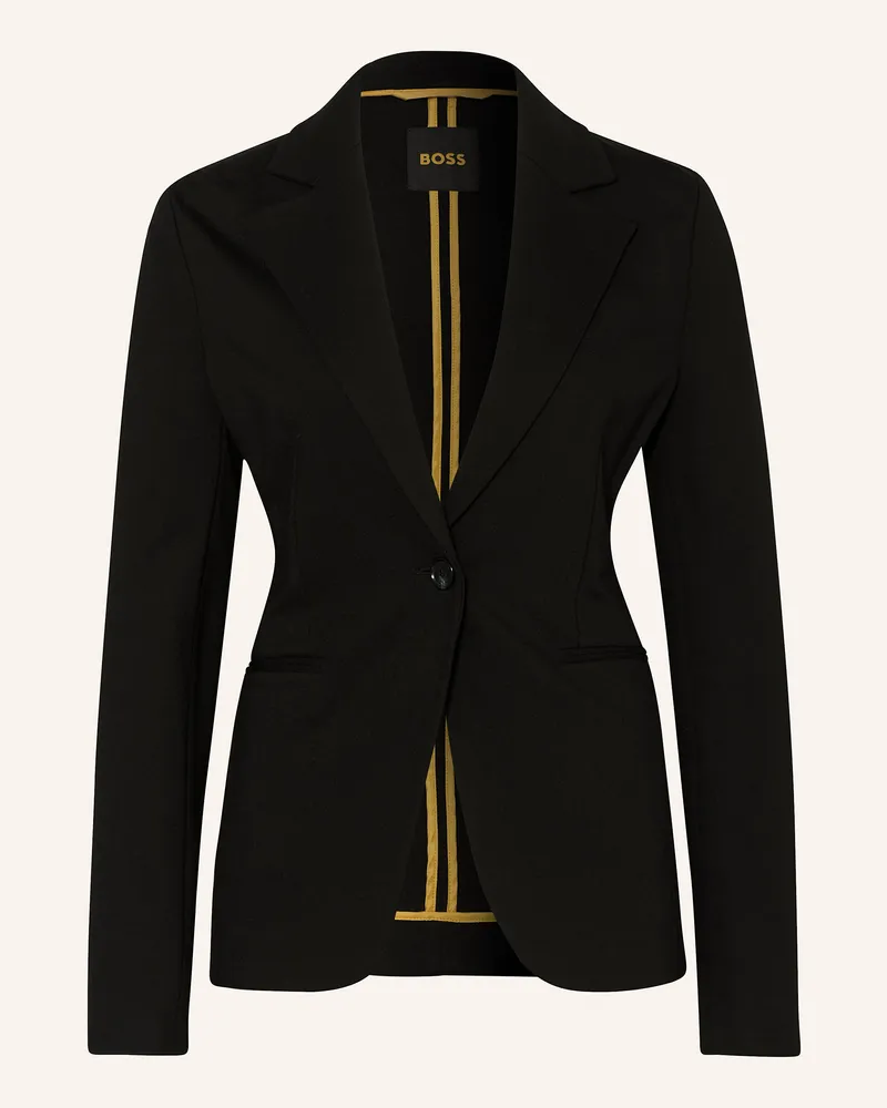 HUGO BOSS Jerseyblazer JASLIM Schwarz