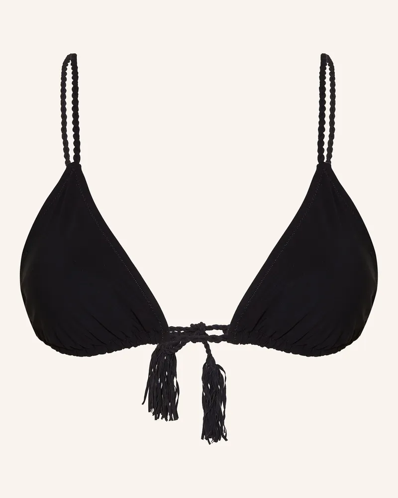 Vilebrequin Triangel-Bikini-Top TRESSES LUXE Schwarz