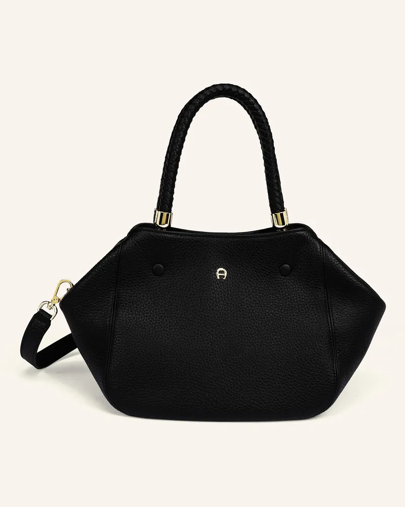 Aigner Handtasche CARRE SOFT Schwarz