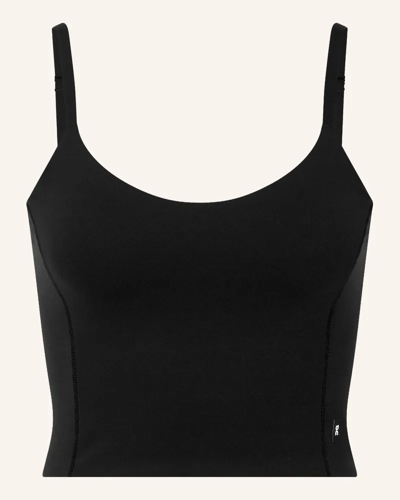 ON Cropped-Top Studio schwarz Schwarz