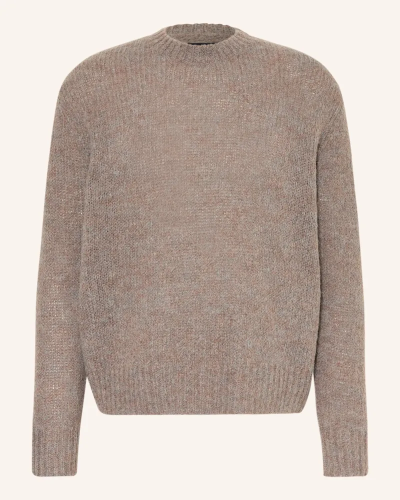 AllSaints Pullover Saku Mit Alpaka grau Taupe