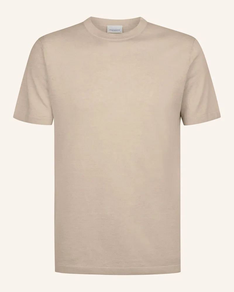 Profuomo T-Shirt beige Creme