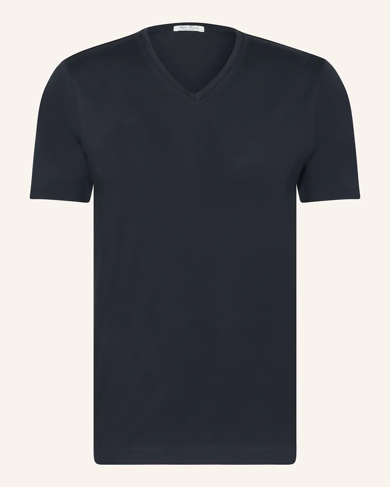 Stefan Brandt T-Shirt blau Dunkelblau