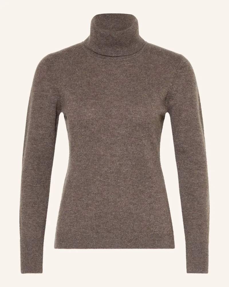 Darling Harbour Rollkragenpullover aus Cashmere Trüffel