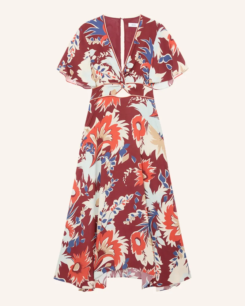 Reiss Kleid Asha Mit Cut-Outs rot Dunkelrot