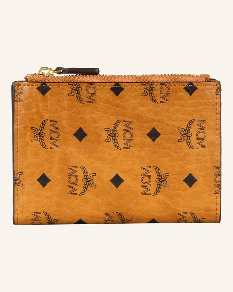 MCM Geldbörse Veritas braun Cognac