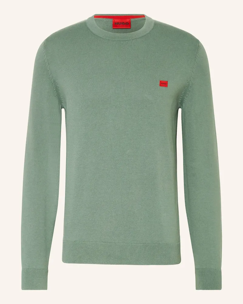 HUGO BOSS Pullover SAN CASSIUS Hellgrün