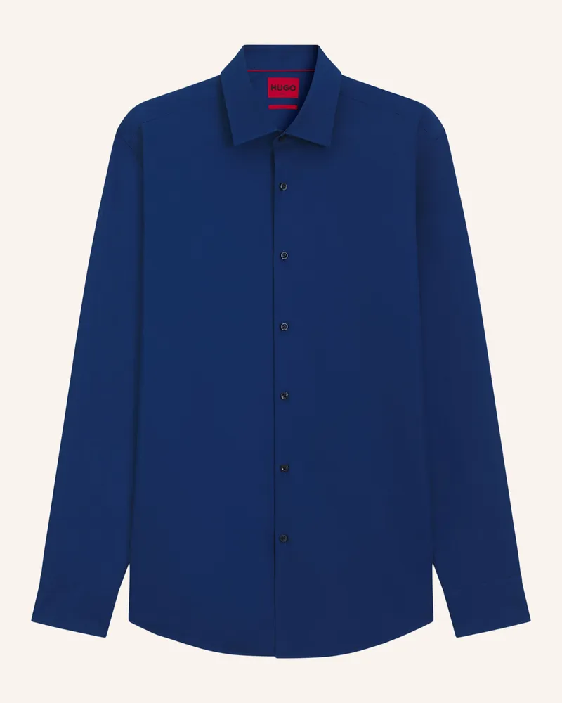 HUGO BOSS Hemd Kenno Slim Fit blau Blau