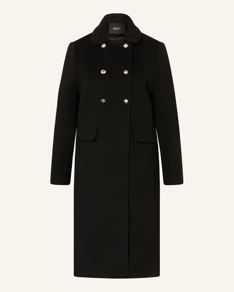 Maje Cabanmantel Schwarz