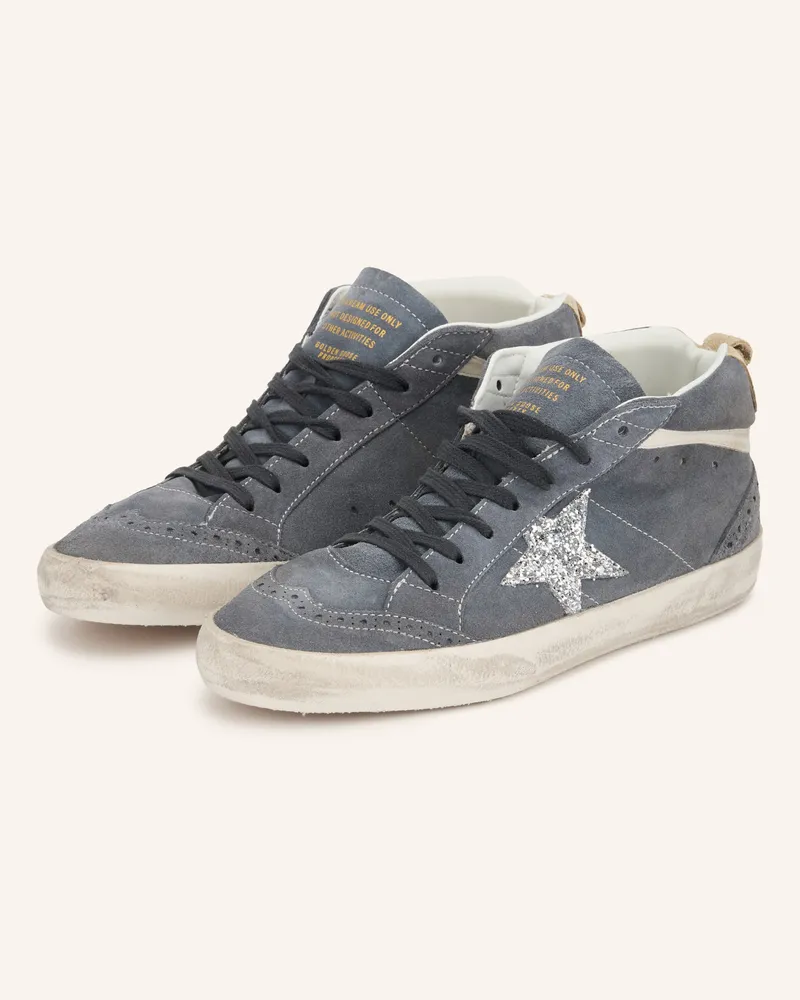 Golden Goose Hightop-Sneaker Mid Star blau Blaugrau