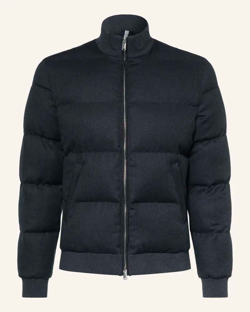 Profuomo Steppjacke blau Dunkelblau