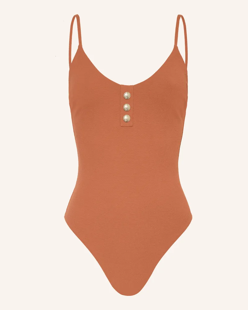 Tommy Hilfiger Badeanzug Dunkelorange