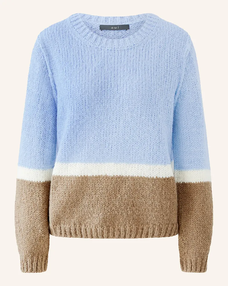 Oui  Pullover Hellblau