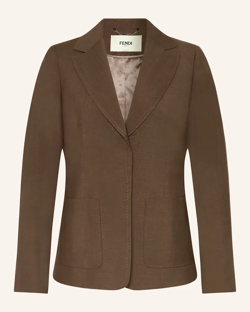 Fendi Blazer braun Dunkelbraun