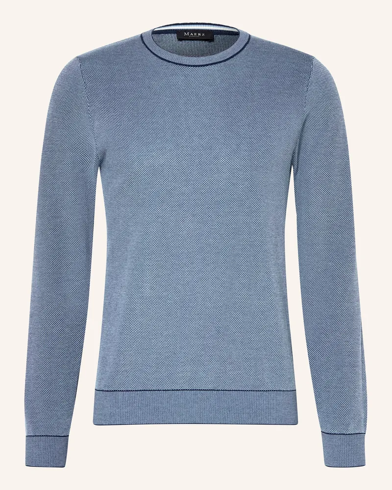 Maerz Pullover blau Dunkelblau