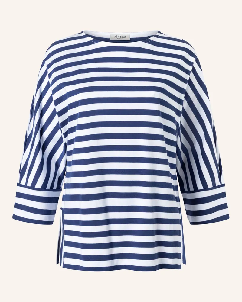 Maerz Shirt Mit 3/4-Arm blau Dunkelblau