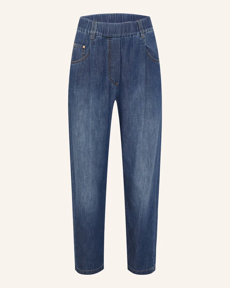 Brunello Cucinelli 7/8-Jeans blau Dunkelblau