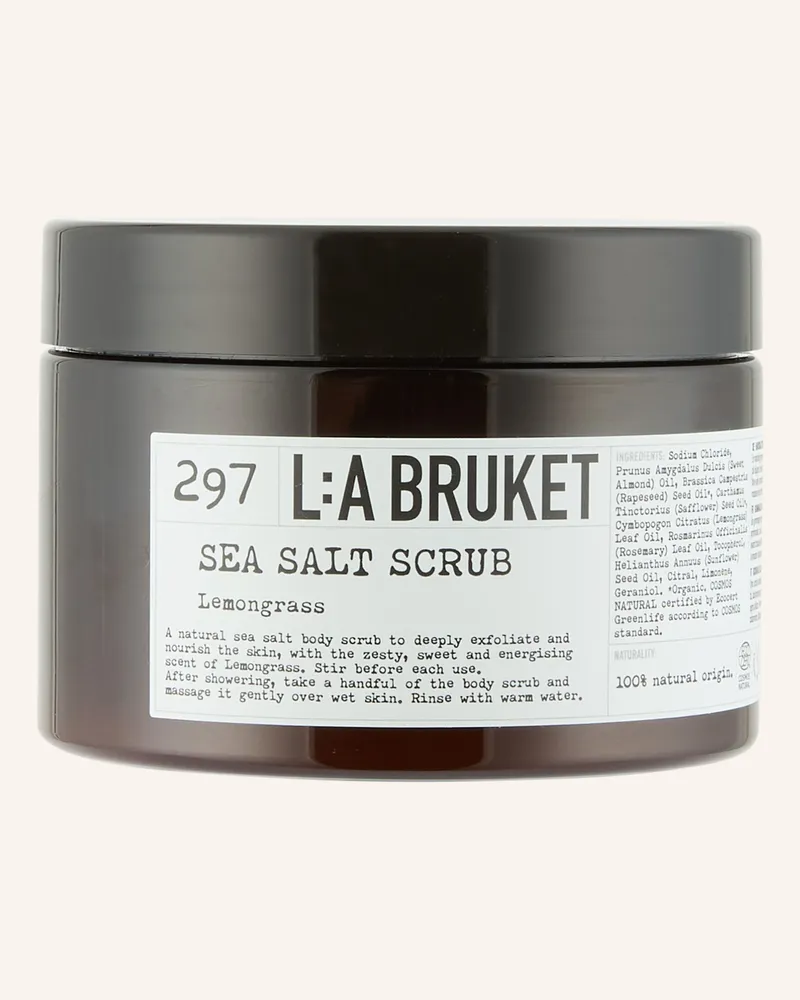 L:A Bruket Körperpeeling 297 Lemongrass Volumen: 420 ml Schwarz