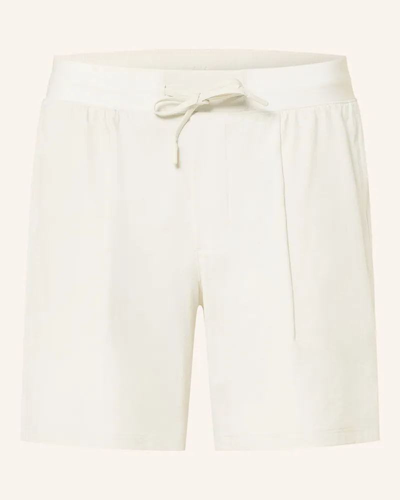 LULULEMON 2-in-1-Trainingsshorts LICENSE TO TRAIN 7 IN Ecru
