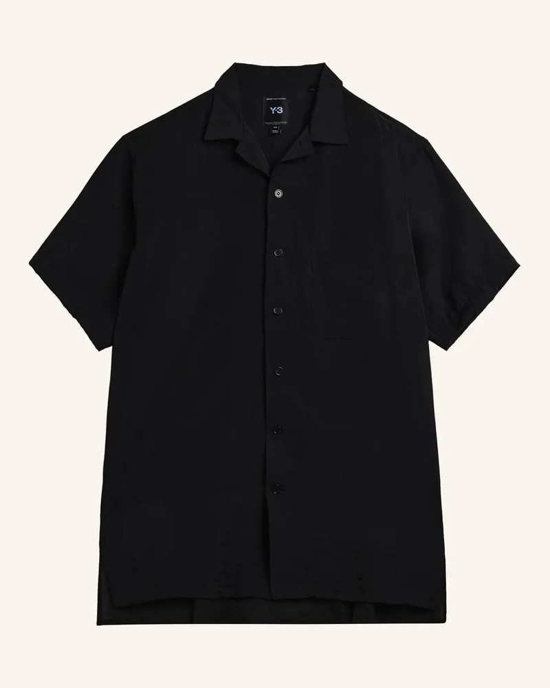 Y-3 Y-3 Short Sleeve Langes Hemd schwarz Schwarz
