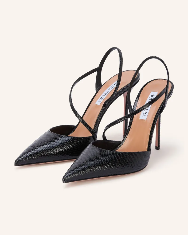 Aquazzura Slingpumps Dynasty schwarz Schwarz