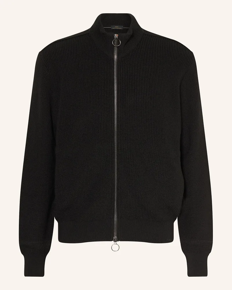 Paul & Shark Strickjacke Schwarz