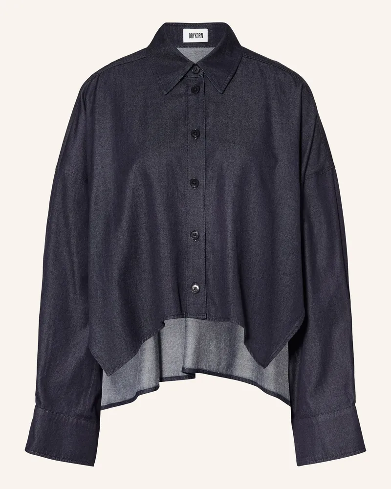 Drykorn Jeansbluse Oshia blau Dunkelblau